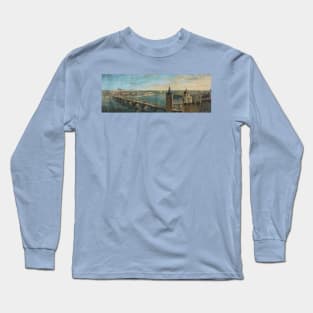 Panorama of Prague by Christian Ezdorf Long Sleeve T-Shirt